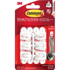 Command Adhesive Strip Mini Hooks