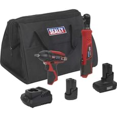 Sealey CP1200 12v Cordless 2 Piece Power Tool Kit