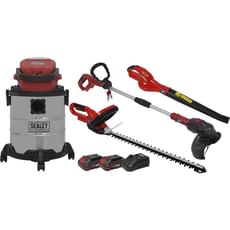 Sealey CP20V 20v Cordless 4 Piece Garden Power Tool Kit Sealey CP20V 20v Cordless 4 Piece Garden Power Tool Kit