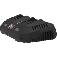 Sealey SV20 20v Cordless Li-Ion Dual Port Battery Charger 