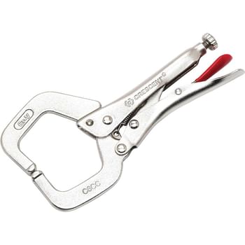 Crescent Locking C-Clamp With Swivel Pads Crescent Locking C-Clamp With Swivel Pads