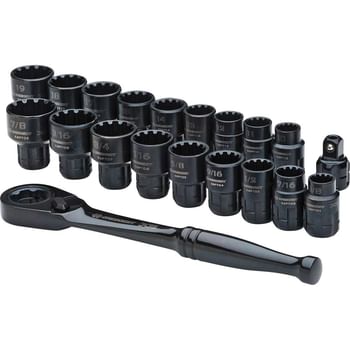Crescent 20 Piece X6 Pass Thru Ratchet and Socket Set