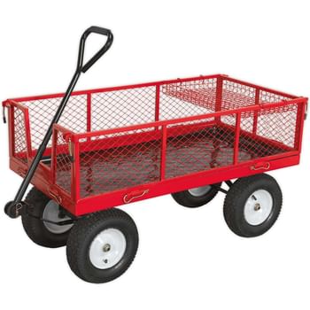 Sealey Pneumatic Tyre Platform Trolley Truck