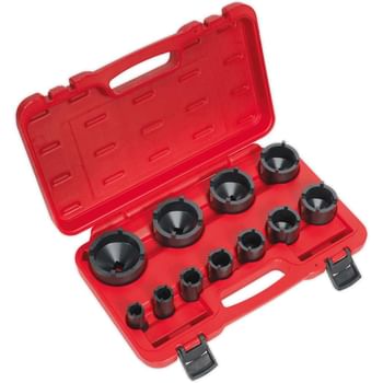 Sealey 11 Piece 1/2" Drive Ball Joint Socket Set Metric