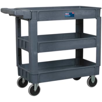 Sealey Heavy Duty 3 Shelf Composite Trolley