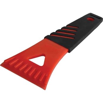Silver Hook Ice Scraper Comfort Grip Rubber Handle