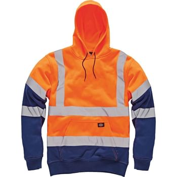 Dickies Mens Hi Vis Hoodie