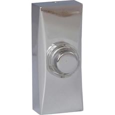 Deta Vimark Chrome Door Bell Push for Wired Chimes