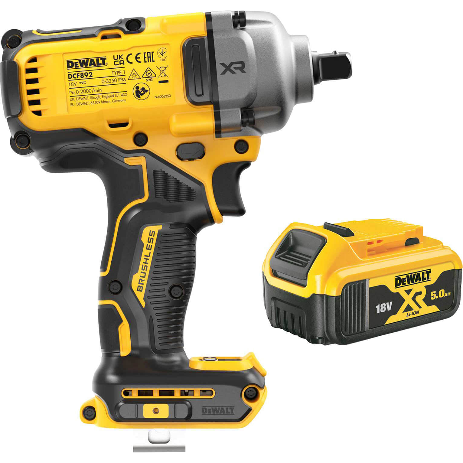 DeWalt DCF892 18v XR Cordless Brushless 1 2