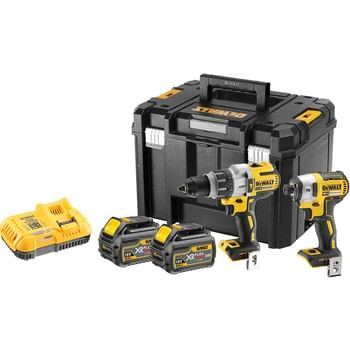 DeWalt DCK276T2T 18v XR Cordless Brushless Combi Drill and Impact Driver Kit