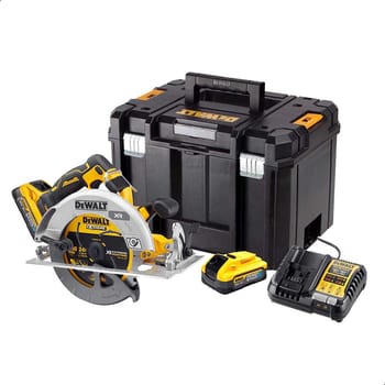 DeWalt DCS573 18v XR Cordless Brushless FLEXVOLT High Power Circular Saw 190mm