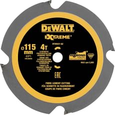 DeWalt 115mm PCD Fibre Cement Saw Blade for DCS571 DeWalt 115mm PCD Fibre Cement Saw Blade for DCS571