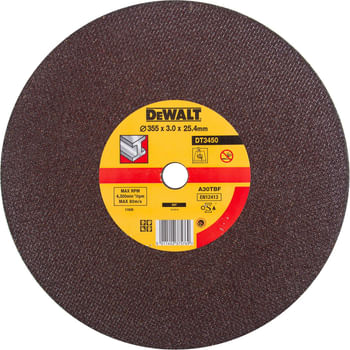 DeWalt DT3450 Chop Saw Metal Cutting Disc 355mm