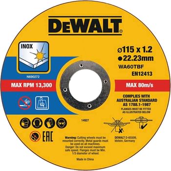 DeWalt Thin Stainless Steel Cutting Disc