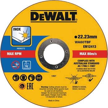 DeWalt Thin Stainless Steel Cutting Disc