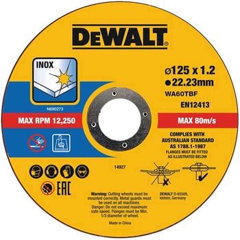 DeWalt Thin Stainless Steel Cutting Disc