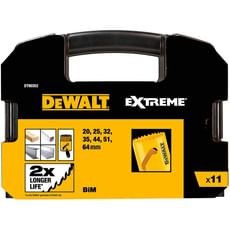 DeWalt 11 Piece BIM Extreme Electrians Holesaw Set DeWalt 11 Piece BIM Extreme Electrians Holesaw Set