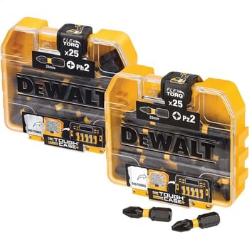 DeWalt 50 Piece Tough Case Torsion Flex Torq Phillips and Pozi Screwdriver Bit Set