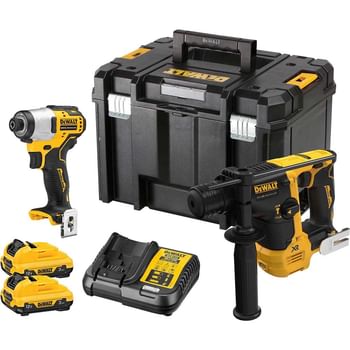 DeWalt DCK2104L2T 12v XR Cordless SDS Drill and Impact Driver Kit