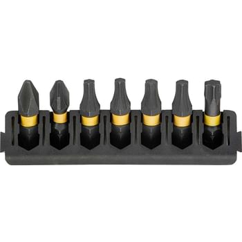 DeWalt 7 Piece FlexTorq Phillips, Pozi and Torx Screwdriver Bit Bar Set