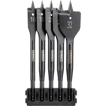 DeWalt 5 Piece Extreme Flatwood Drill Bit Bar Set