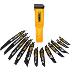 DeWalt DT2441L 12 Piece Extreme 2x Life Reciprocating Sabre Saw Blade Set DeWalt DT2441L 12 Piece Extreme 2x Life Reciprocating Sabre Saw Blade Set