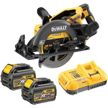 DeWalt DCS577 54v XR Cordless Brushless FLEXVOLT Circular Saw 190mm