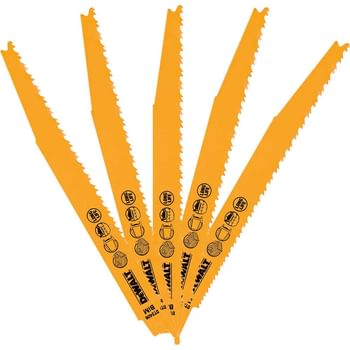 DeWalt S3456XF Progressor Wood and Nails Reciprocating Sabre Saw Blades