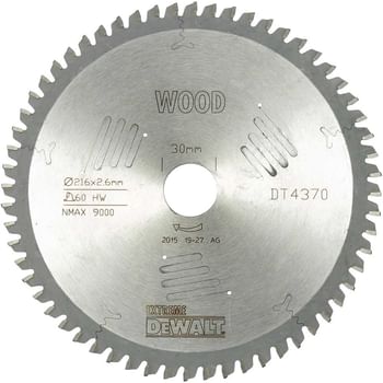 DeWalt Extreme Extra Fine Finish Saw Blades