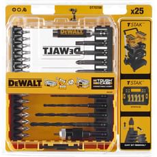 DeWalt 25 Piece Drill and Screwdriver Bit Set in Tough Case