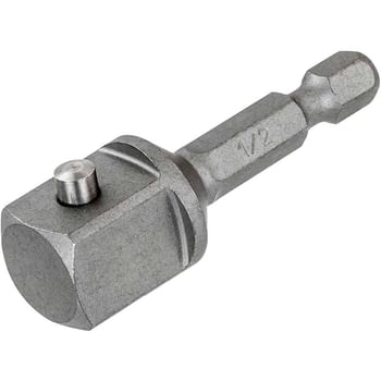 DeWalt 1/4 Hex to 1/2 Square Drive Socket Adaptor