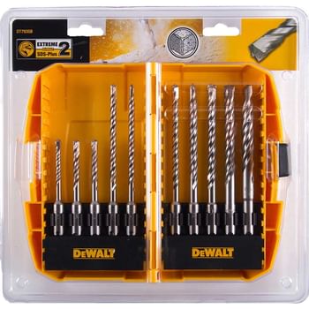 DeWalt 10 Piece Extreme SDS Plus Drill Bit Set