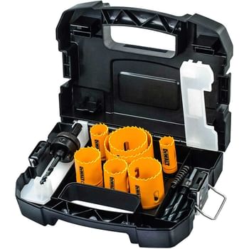 DeWalt 11 Piece Electricians Bi Metal Hole Saw Set