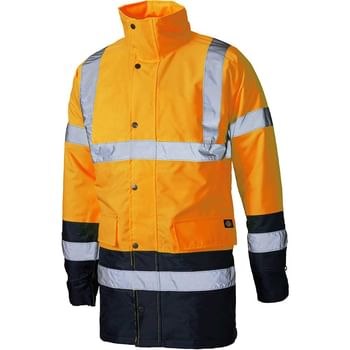 Dickies Mens Hi Vis Parka Safety Jacket