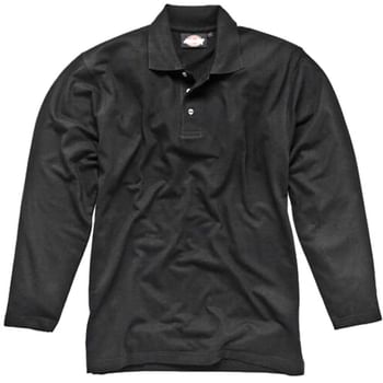 Dickies Mens Long Sleeve Polo Shirt