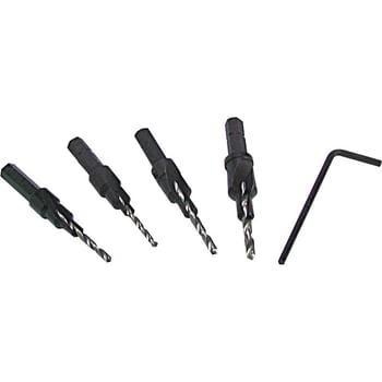 Disston 4 Piece Screw Digger Countersink Set
