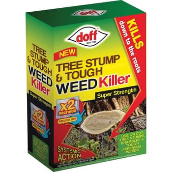 Doff Tree Stump and Tough Weed Killer Sachets