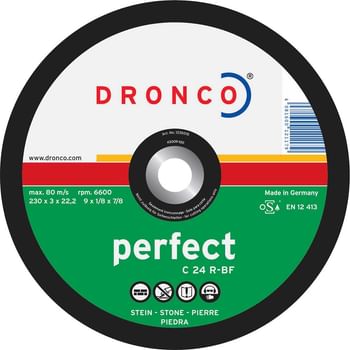 Dronco C 24 R PERFECT Flat Stone Cutting Disc