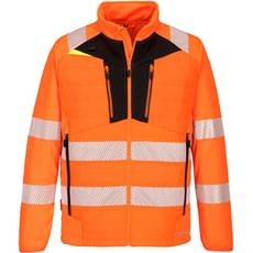 Portwest DX4 Hi Vis Hybrid Baffle Jacket