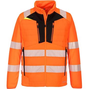 Portwest DX4 Hi Vis Hybrid Baffle Jacket