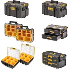 DeWalt 8 Piece Tool Box and Organiser Set