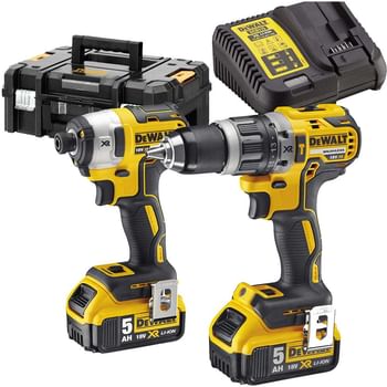 DeWalt DCK266P2T 18v XR Cordless Brushless Combi Drill and Impact Driver TSTAK Kit