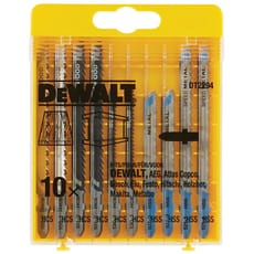 DeWalt Extreme 10 Piece Multi-Material Jigsaw Blades Set