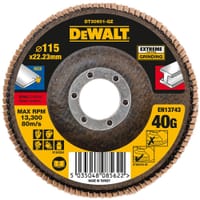 DeWalt Extreme Zirconium Oxide Flap Disc DeWalt Extreme Zirconium Oxide Flap Disc
