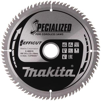 Makita SPECIALIZED Efficut Circular Saw Blade for Wood Cutting