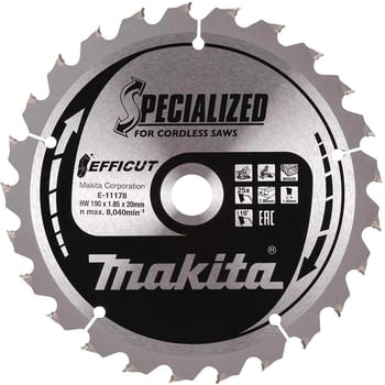 Makita SPECIALIZED Efficut Circular Saw Blade for Wood Cutting