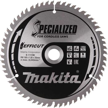 Makita SPECIALIZED Efficut Circular Saw Blade for Wood Cutting