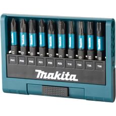 Makita 10 Piece Impact Black Screwdriver Bit Set Makita 10 Piece Impact Black Screwdriver Bit Set