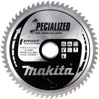 Makita SPECIALIZED Efficut Circular Saw Blade for Composite Decking