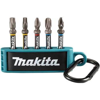 Makita 5 Piece Impact Screwdriver Bit Set